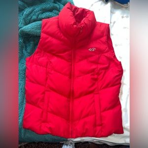 Red Hollister vest